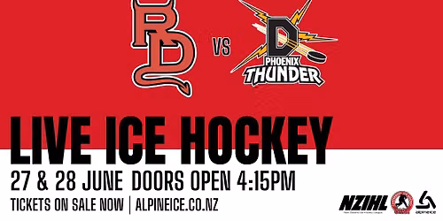 RED DEVILS VS DUNEDIN THUNDER (NZIHL)