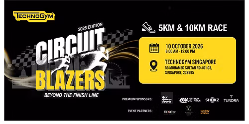[Pre-Registration] Technogym Circuit Blazers Race \u2013 2026 Edition