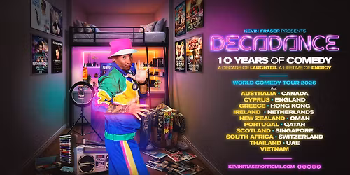 Kevin Fraser Live in Bournemouth UK | Decadance 2026