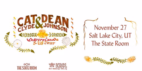 Cat Clyde & Dean Johnson - Salt Lake City at The State Room - Night 1