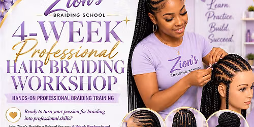 4 Weeks Hair Braiding Workshop