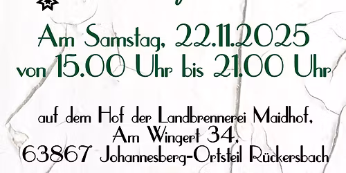 Rückersbacher Hofweihnacht 2025