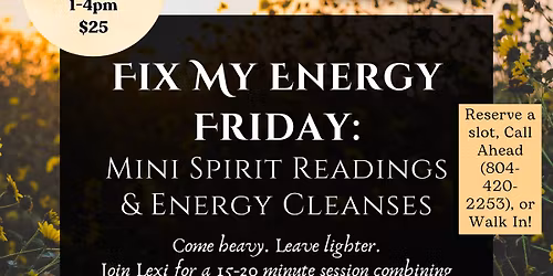 Fix My Energy Friday