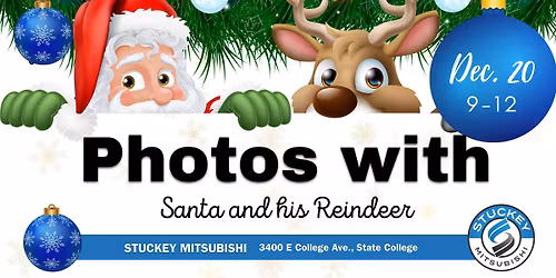 Meet Santa and his Reindeer!