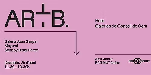 Ruta por galer\u00edas de arte de Consell de Cent