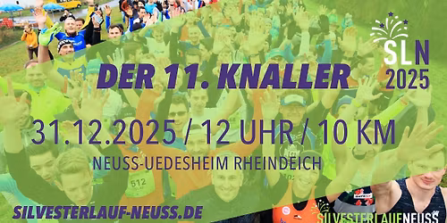 11. Silvesterlauf Neuss 2025 - Ballern statt B\u00f6llern! \ud83d\ude80