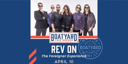 LIVE MUSIC: Rev On (The Foreigner Experience) 