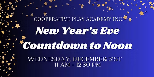 New Year's Eve Countdown to Noon