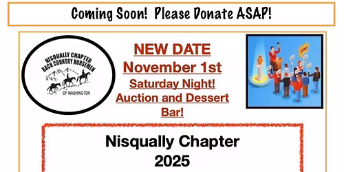 Nisqually Chapter 2025 Annual Auction & Dessert Bar