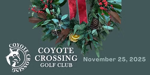 Winter Wreath Class- November 25th