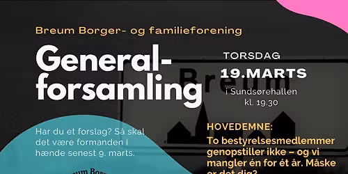 Generalforsamling - Borgerforening
