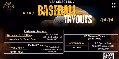 8U\/9U\/10U Tryouts