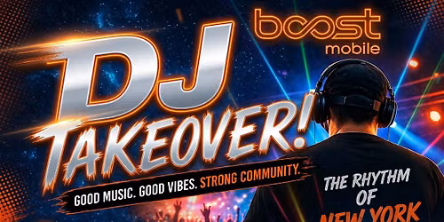 Boost Mobile DJ Takeover event in Brooklyn N.Y. and win BIG!