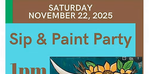 Fall Sip and Paint Party