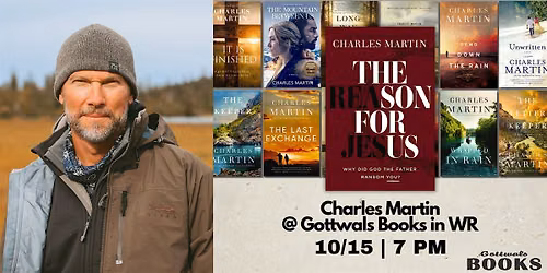 Q&A + Book Signing with Charles Martin at Gottwals Books