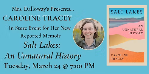 Caroline Tracey's SALT LAKES In Store Event and Signing