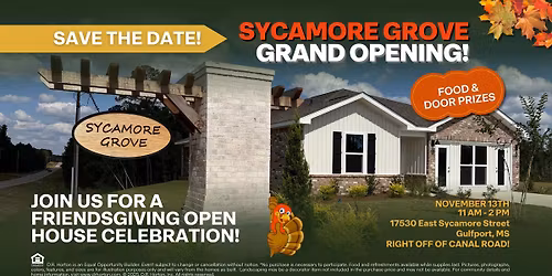 Sycamore Grove by D.R. Horton Grand Opening!