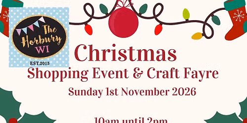 Christmas Shopping Event & Craft Fayre
