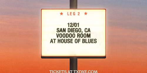 Ray Vaughn: Drive-Thru Dreams West Coast at The Parish at House of Blues Anaheim