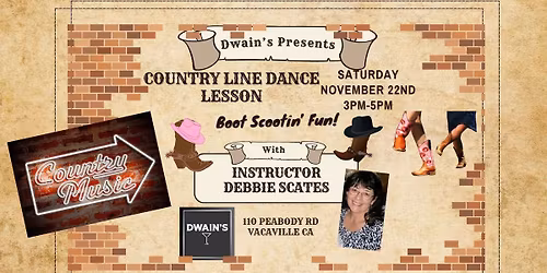 Line Dancing at Dwain\u2019s Bar