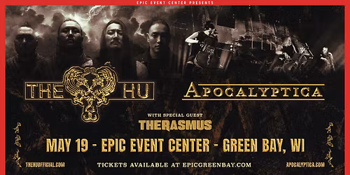 The HU and Apocalyptica w\/ special guests The Rasmus