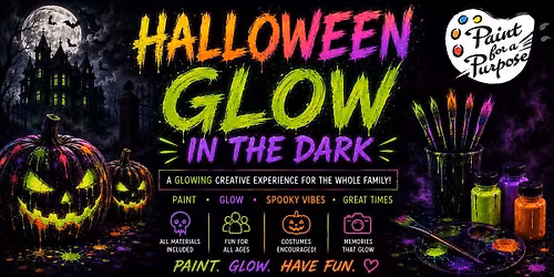 GLOW-IN-THE-DARK HALLOWEEN PAINT NIGHT