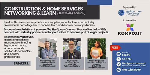 Networking for Construction & Home Services (September  Edition)