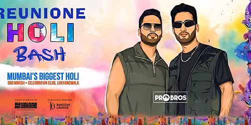 Mumbai's Biggest Holi Reunione Holi Bash