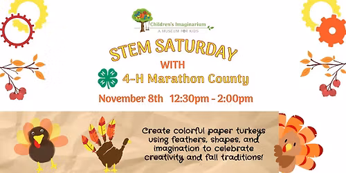 STEM Saturday: Create Colorful Paper Turkeys