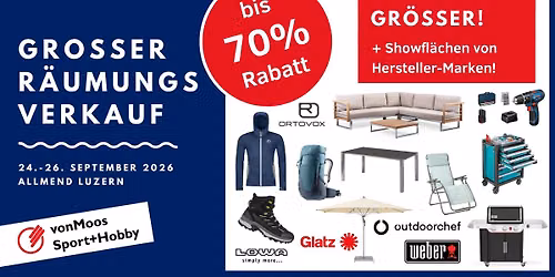 RÄUMUNGSVERKAUF - 70% Rabatt