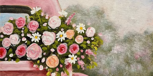 Pink On Parade Canvas Paint and Sip