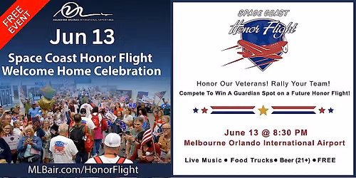 June 13 Space Coast Honor Flight Welcome Home