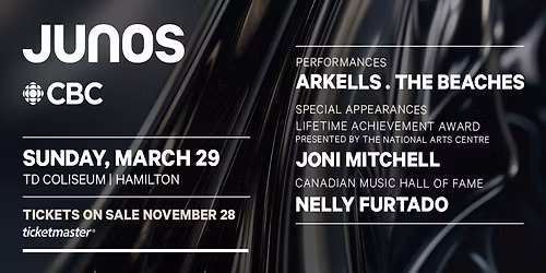 2026 The 55th Annual JUNO Awards at TD Coliseum