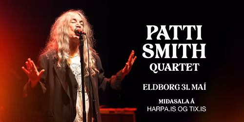 Patti Smith \u00e1samt hlj\u00f3msveit