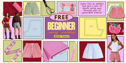 Beginner Sewing Workshop: Sewing Shorts