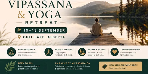 3-Day Vipassana & Yoga Retreat