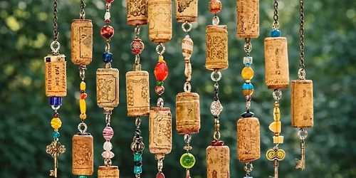 Cork & Beaded Hanger