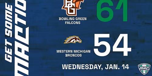 Bowling Green Falcons at Western Michigan Broncos Football at Waldo Stadium