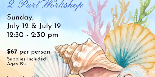 Intro To WaterColors - Shell Edition