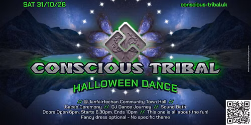 Conscious Tribal Dance Halloween - Llanfairfechan