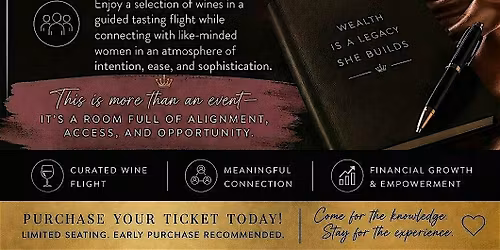 Women, Wealth & Wine: Where Elegance Meets Equity