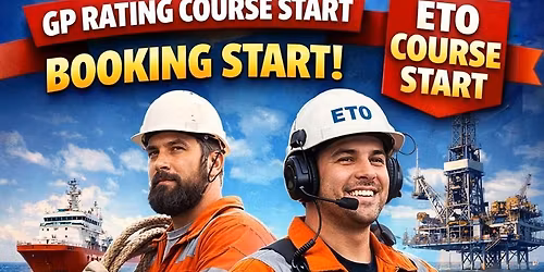 GP Rating & ETO Course \u2013 Booking Open! \u2693\n\nWe are pleased to announce 