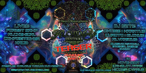 Alchemy Festival \ud83d\udf27\ud83d\udf3e\ud83d\udf27 Teaser Party \ud83d\udf27\ud83d\udf3e\ud83d\udf27 24hours (Cyprus edition) \ud83d\udf38 By Rasa\u015b\u0101stra Records \ud83d\udf56\ud83d\udf0e