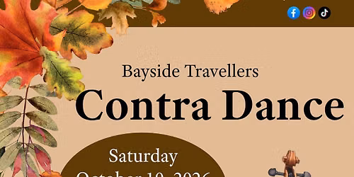 Contra Dance - First of the Season!