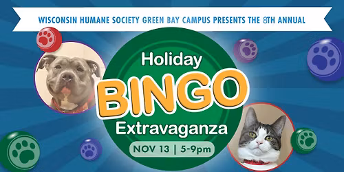 Holiday Bingo Extravaganza! |  Benefiting Shelter Animals