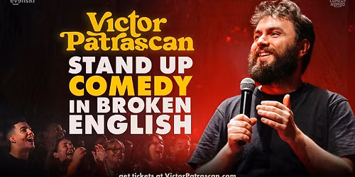 Stand up Comedy in broken English \u2022 Victor Patrascan in Amsterdam