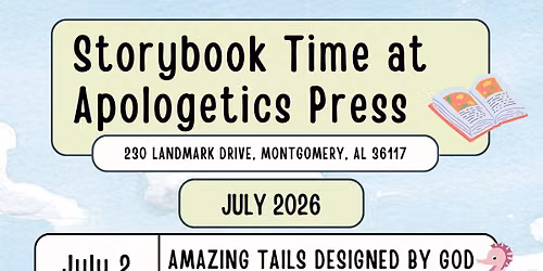 Storybook Time at Apologetics Press! 