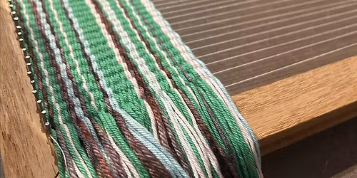 Make a loom + start weaving on it