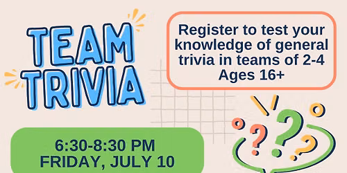 Trivia Night at the Library: America 250 Edition!