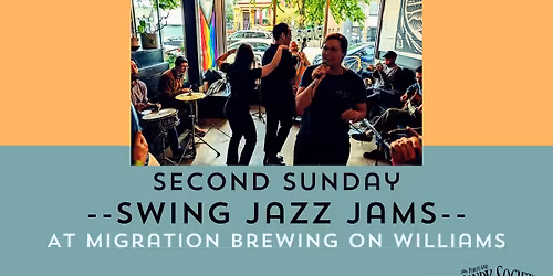 Sunday Swing Jazz Jam **1st Sunday of June**